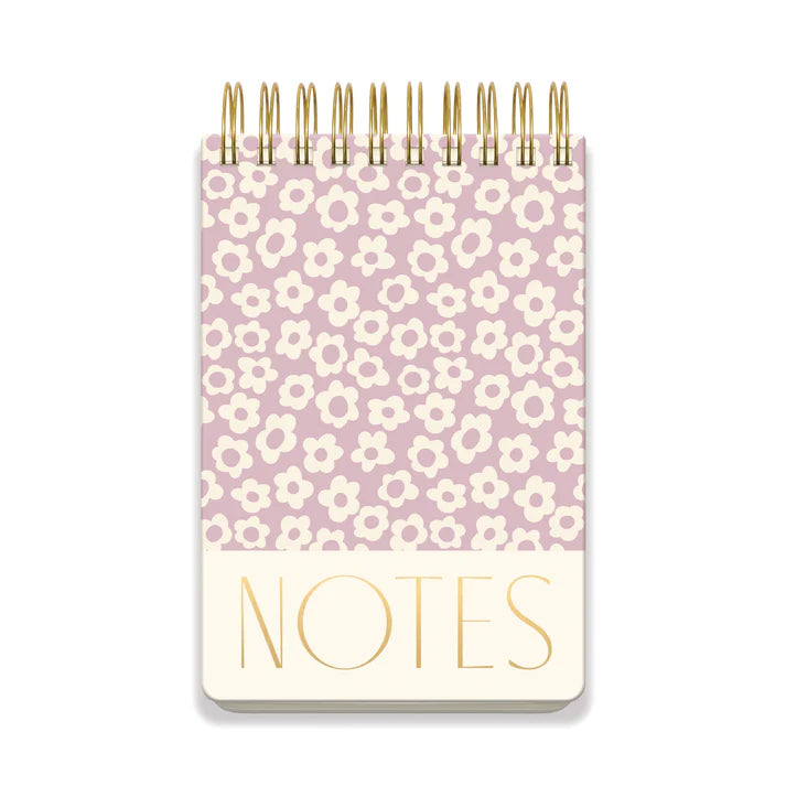 DESIGNWORKS INK - Large Chunky Notepad - Lilac Groovy Floral