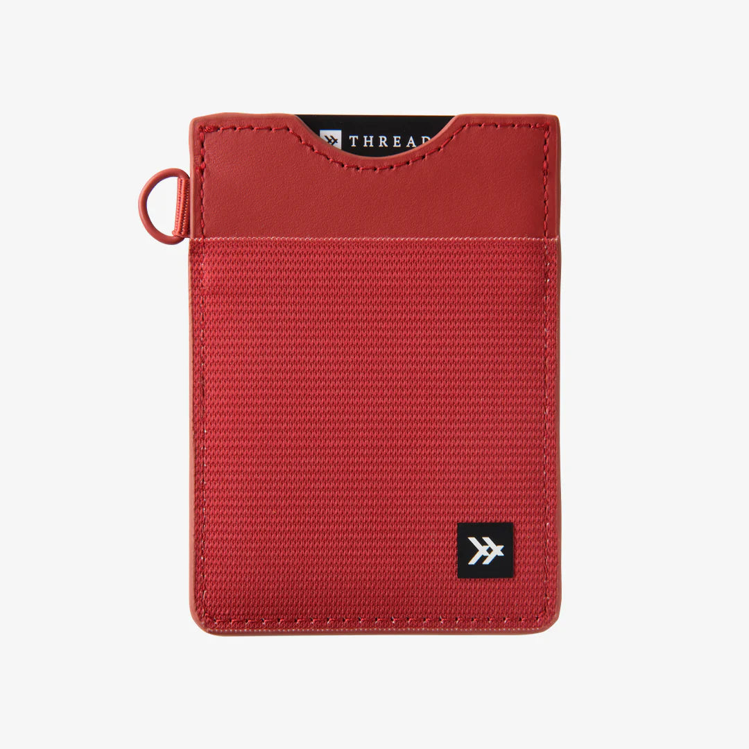 THREAD - Red Vertical Wallet