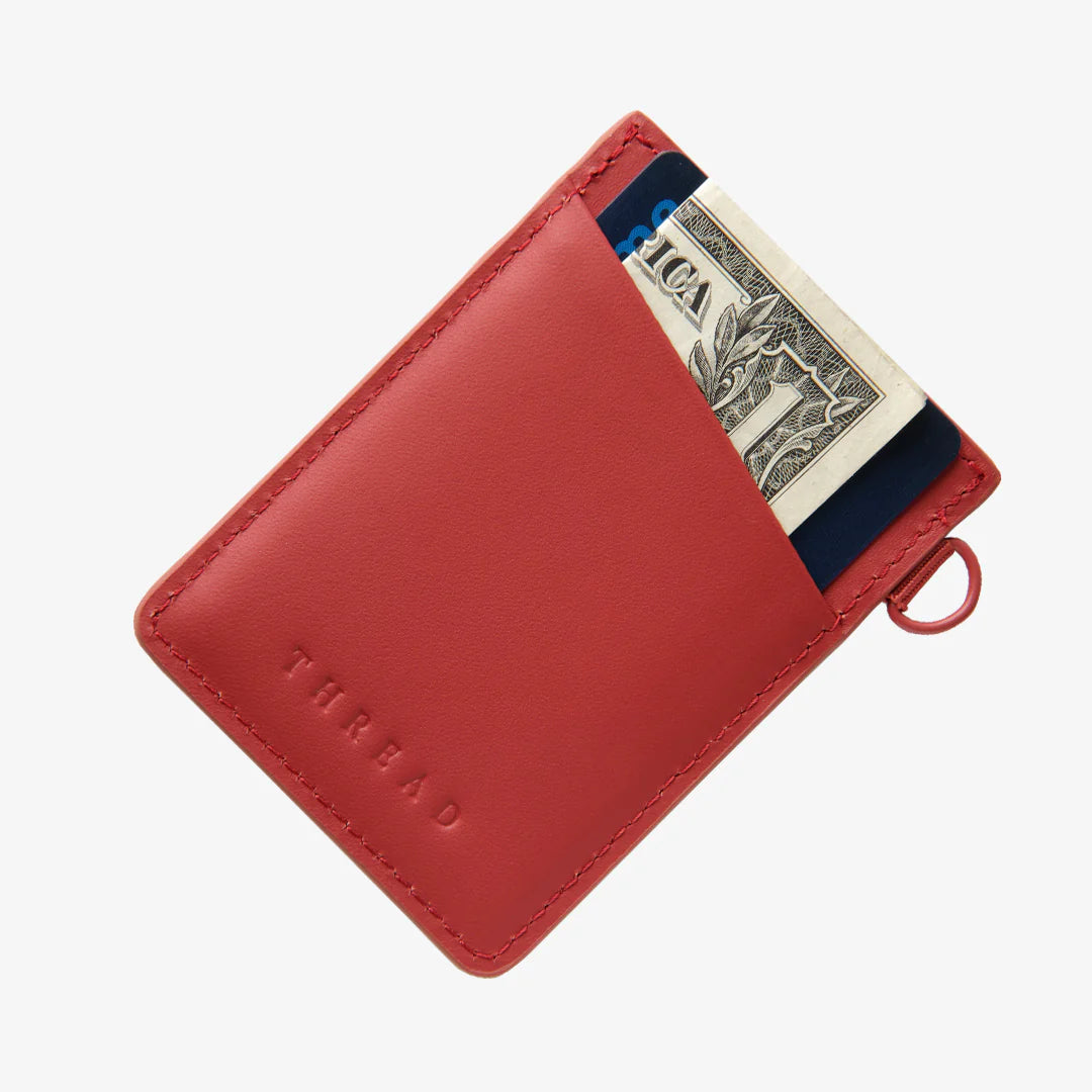 THREAD - Red Vertical Wallet