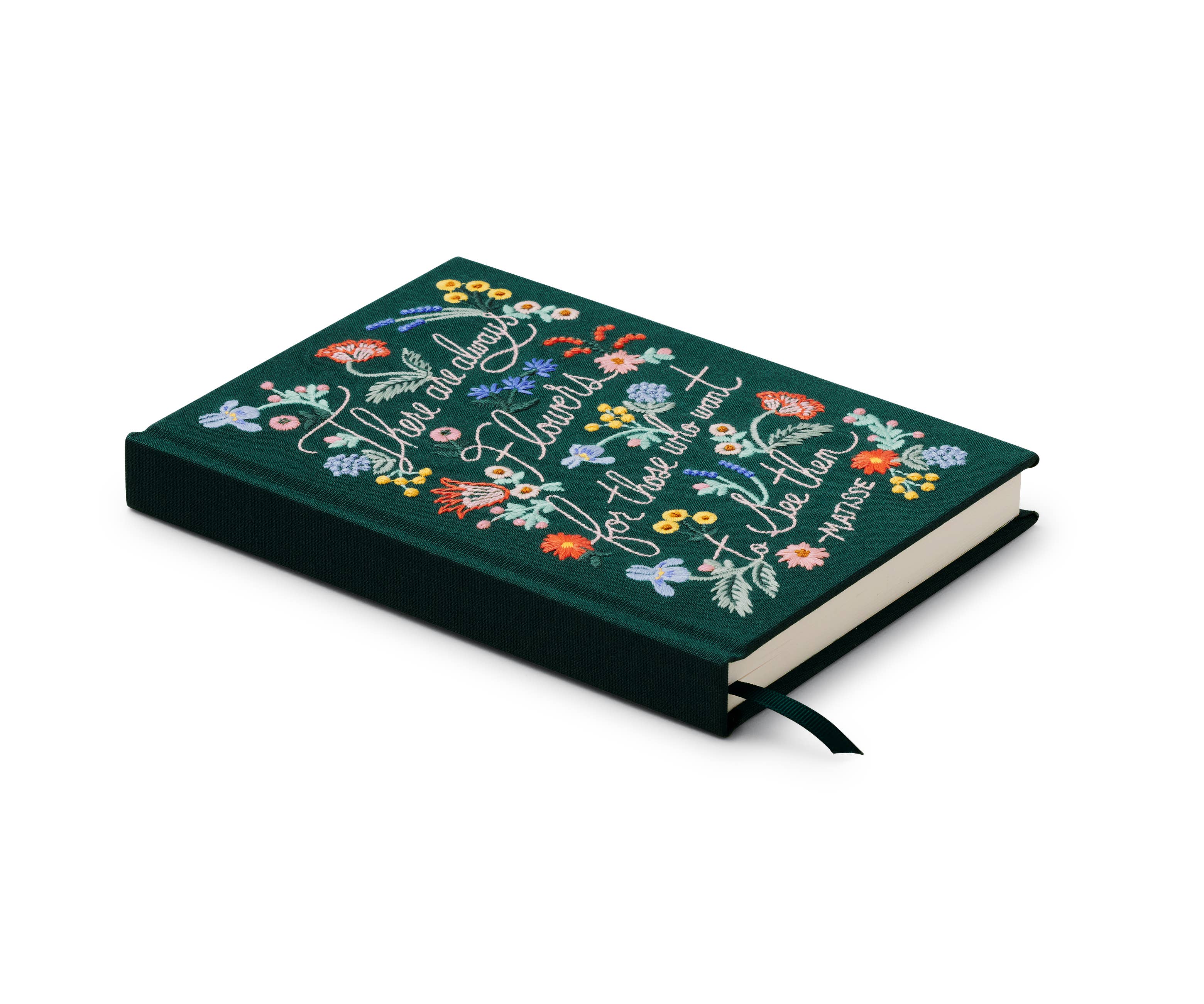 RIFLE PAPER CO - There Are Always Flowers Embroidered Journal