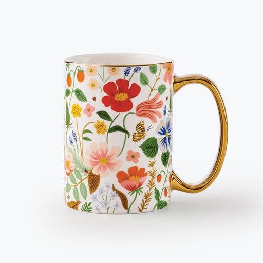 RIFLE PAPER CO - Strawberry Fields Porcelain Mug