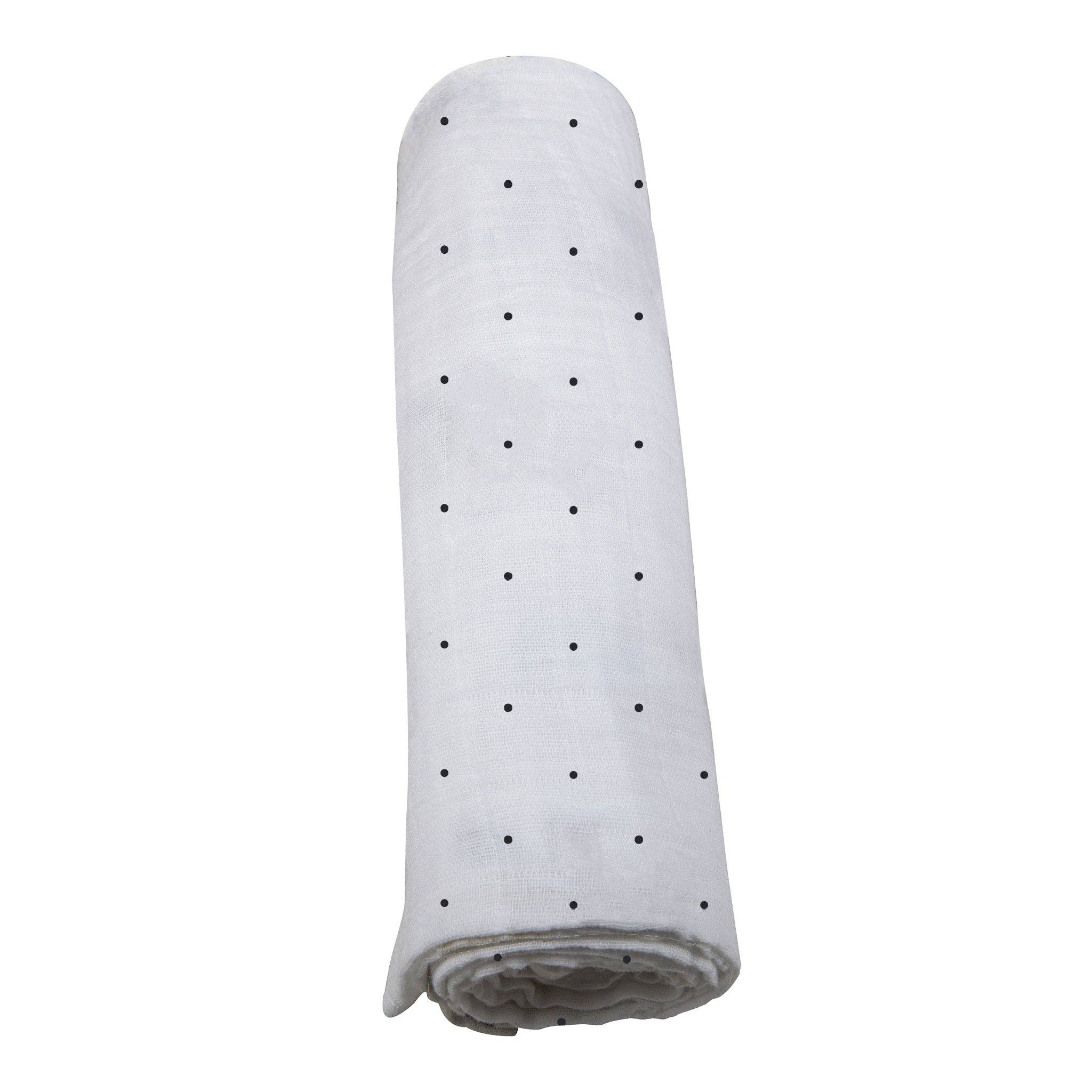 Polka Dot Bamboo Swaddle