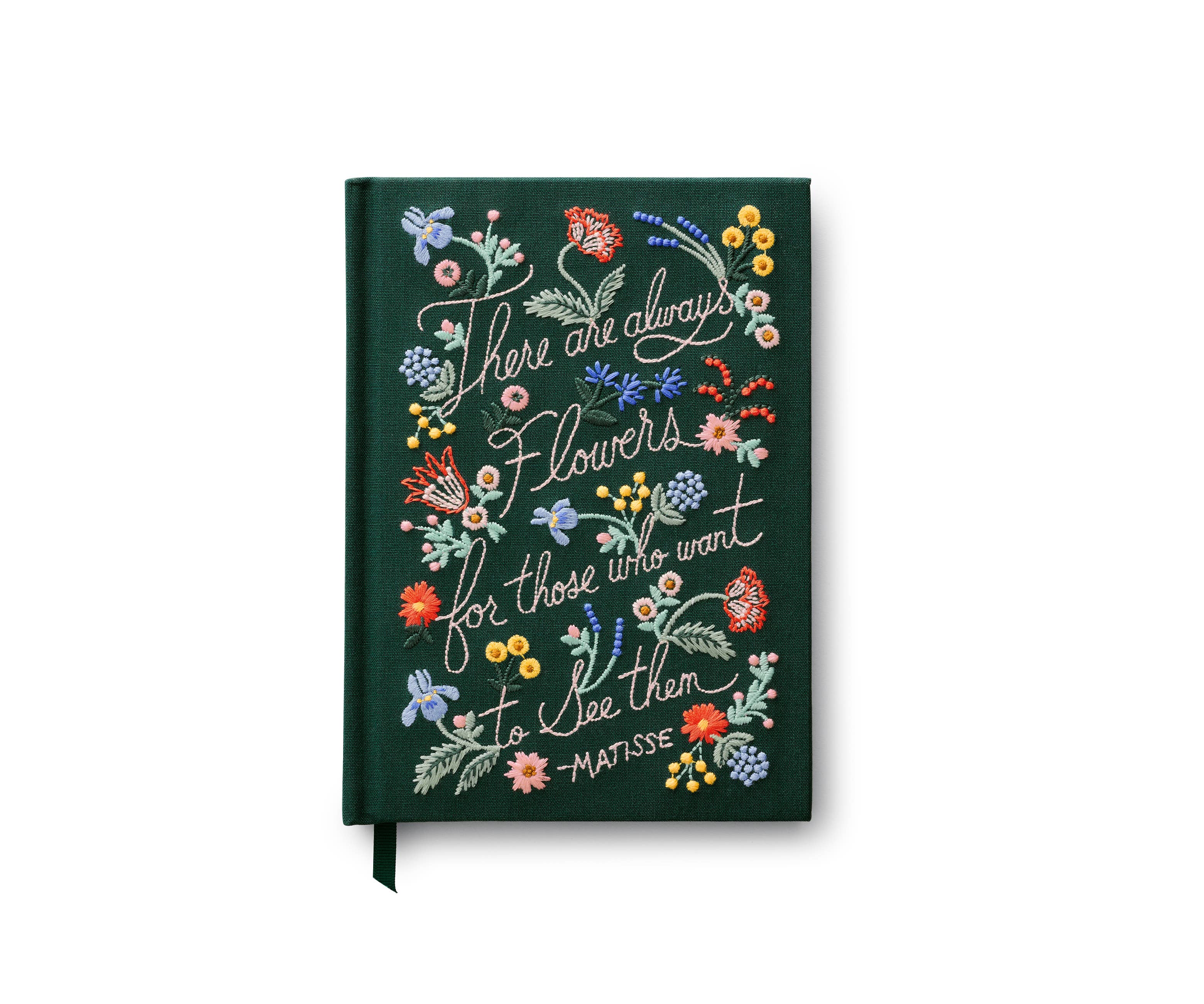 RIFLE PAPER CO - There Are Always Flowers Embroidered Journal