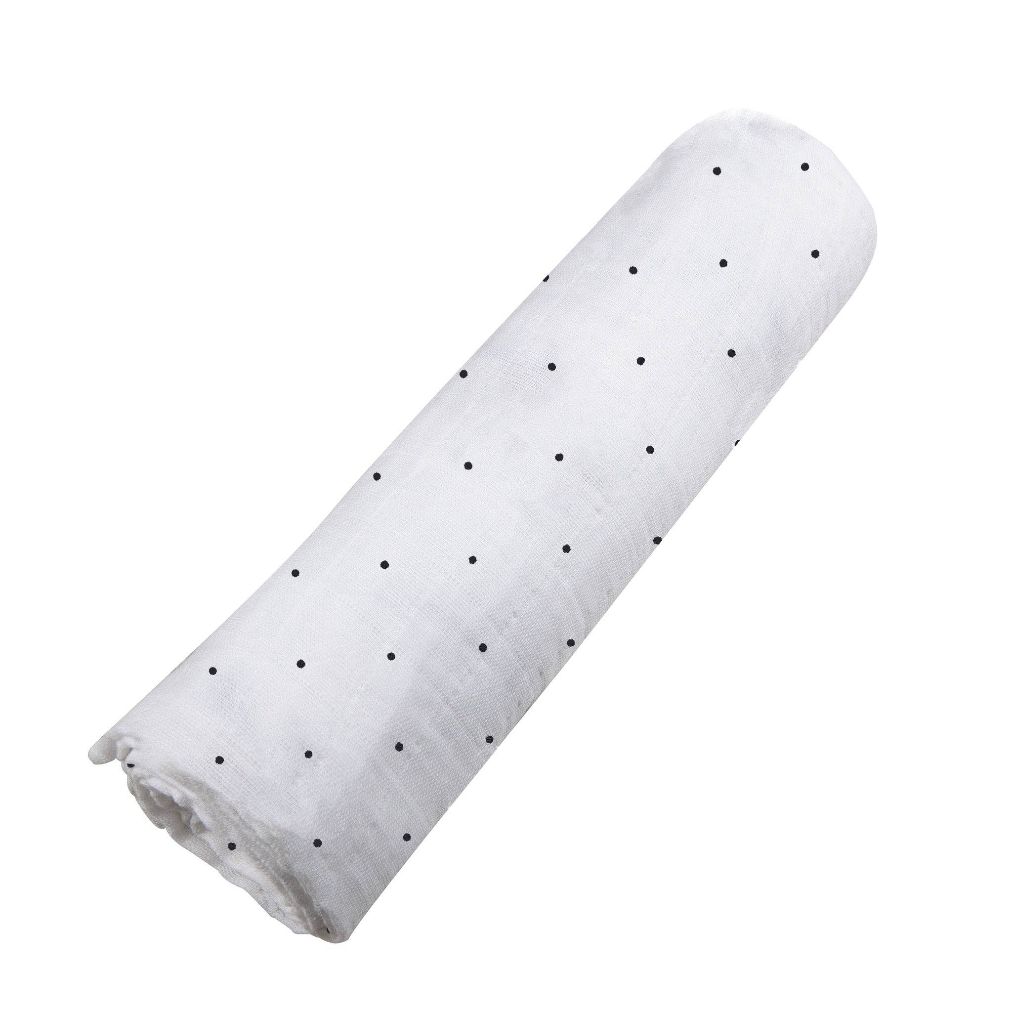 Polka Dot Bamboo Swaddle