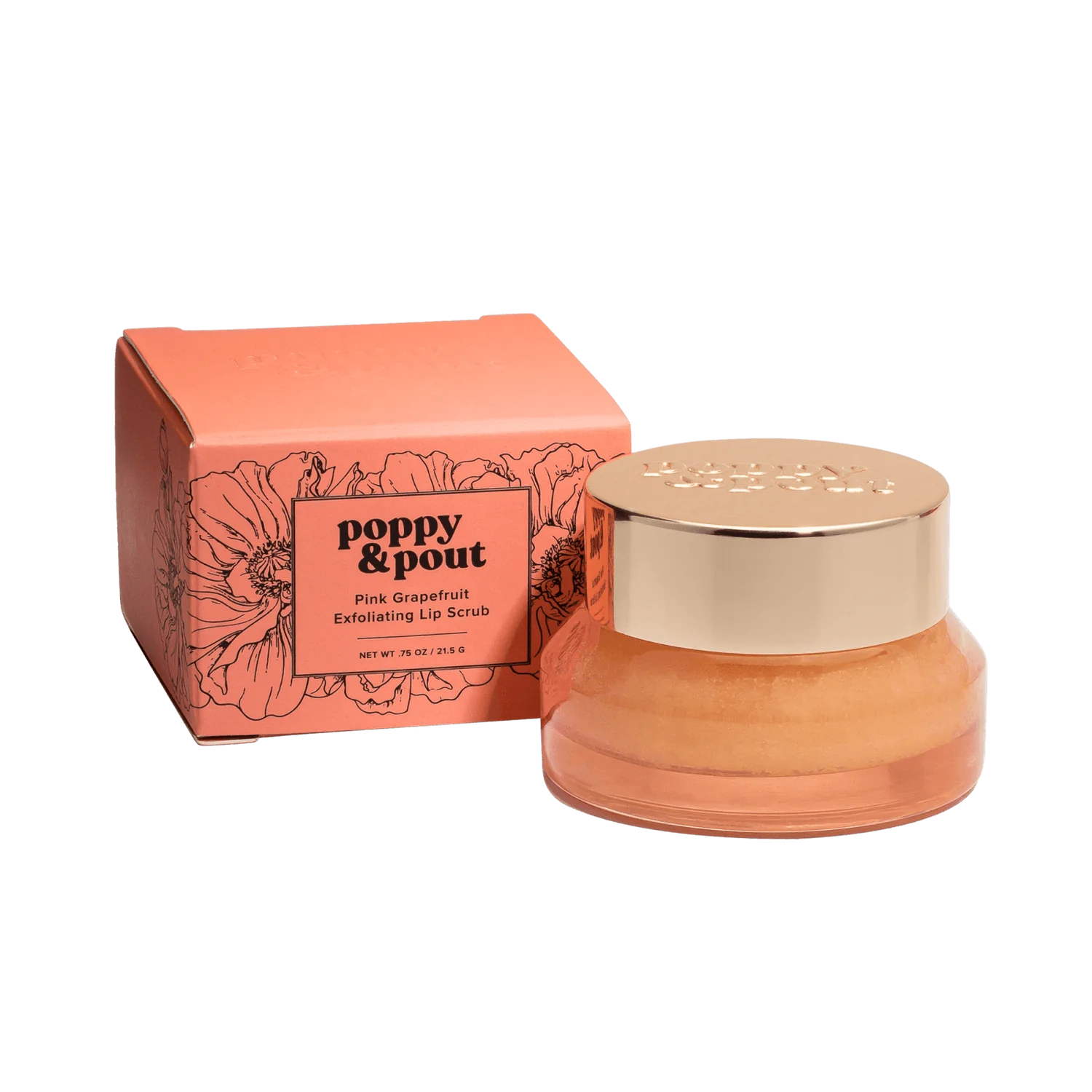 Poppy + Pout Lip Scrub - Pink Grapefruit