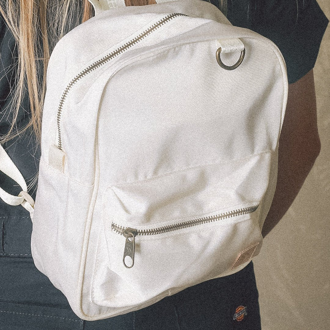 THREAD - Off White Mini Backpack