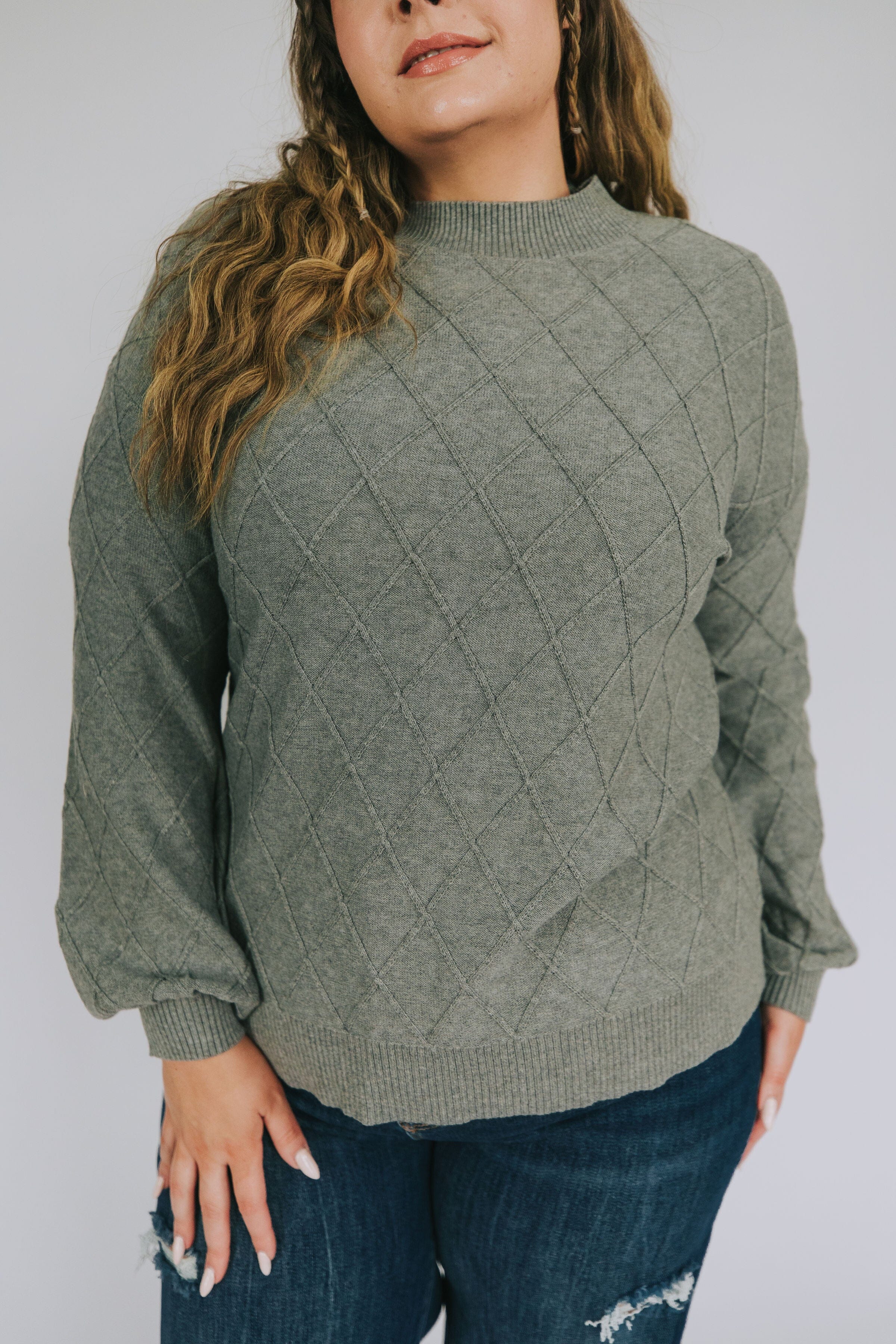 PLUS SIZE - Almost Home Sweater - 2 Colors!