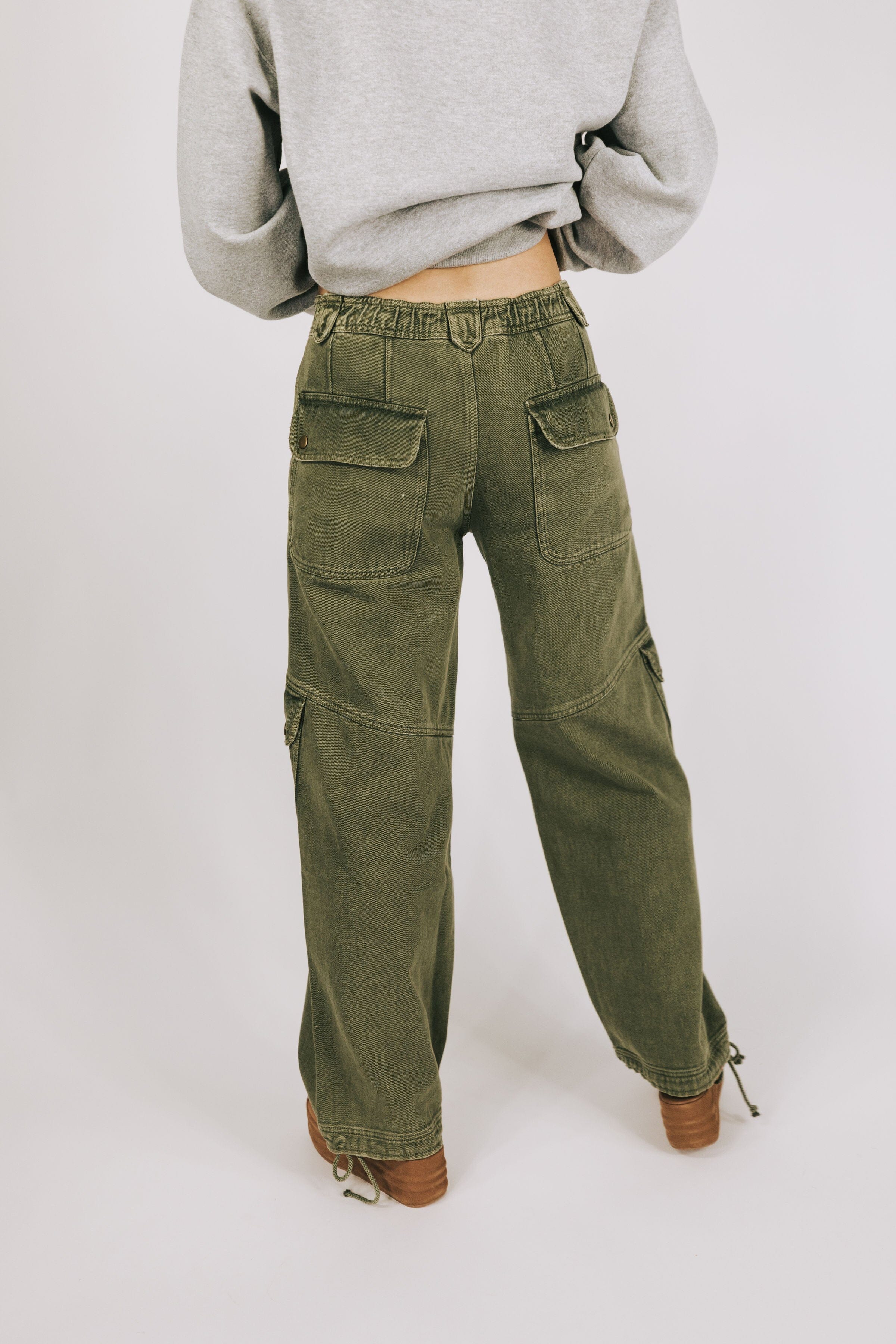 Travel Outfit Win: Free People High-Waist Utility Pants All Day