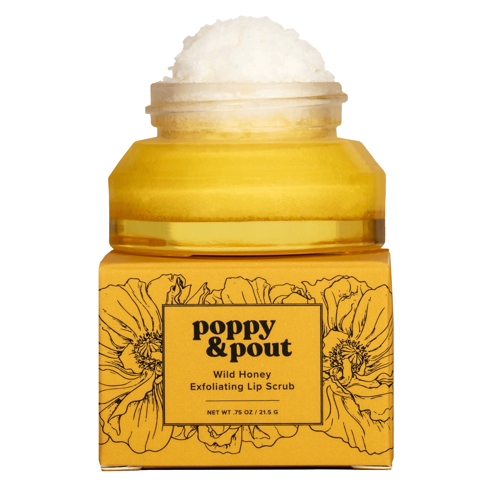 POPPY & POUT - Lip Scrub - Wild Honey