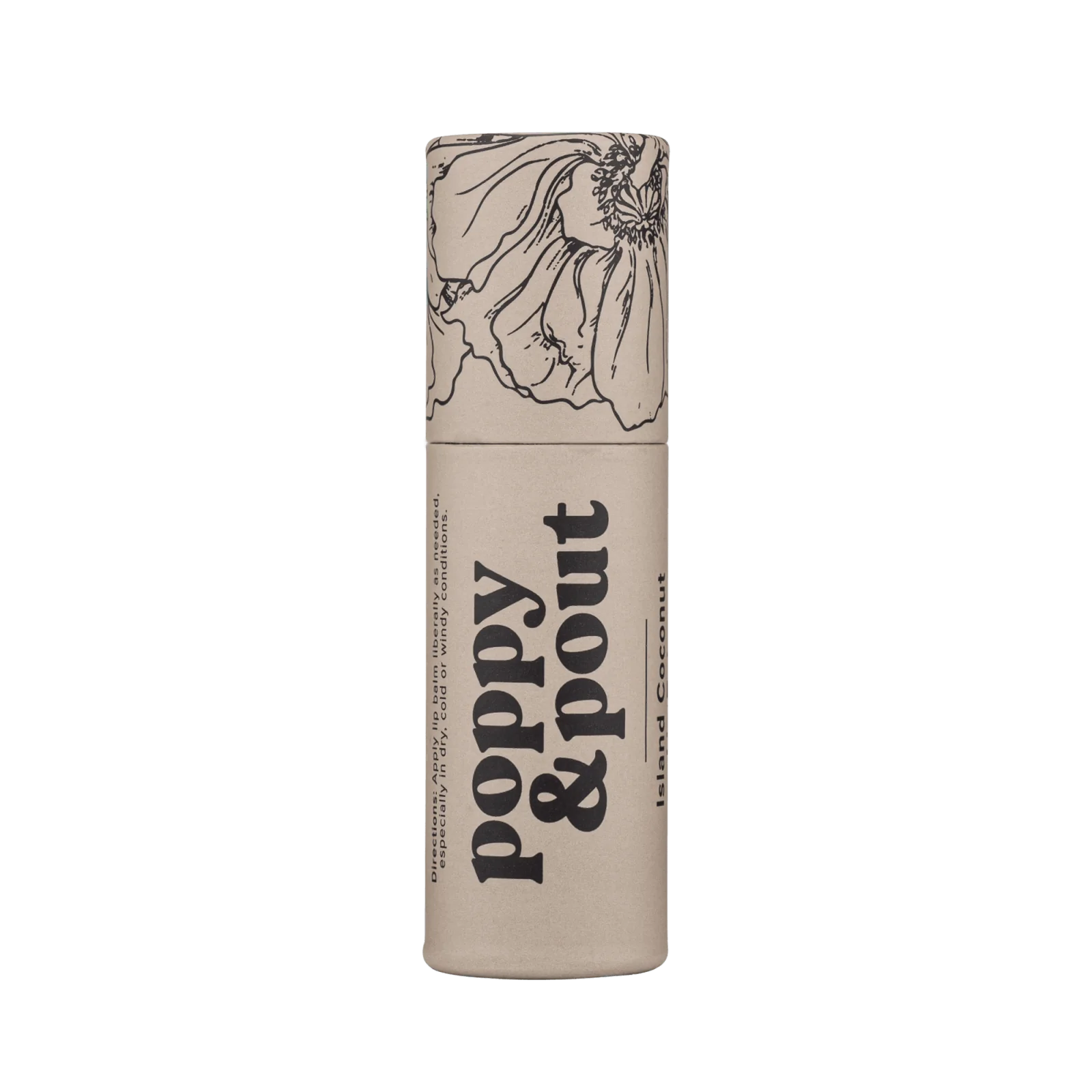 POPPY & POUT - Lip Balm - Island Coconut